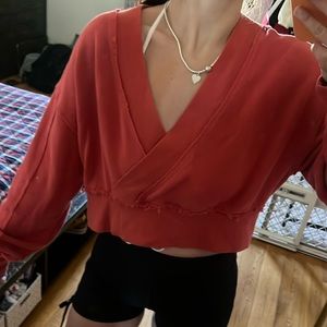 LA hearts Pacsun Cropped Sweatshirt